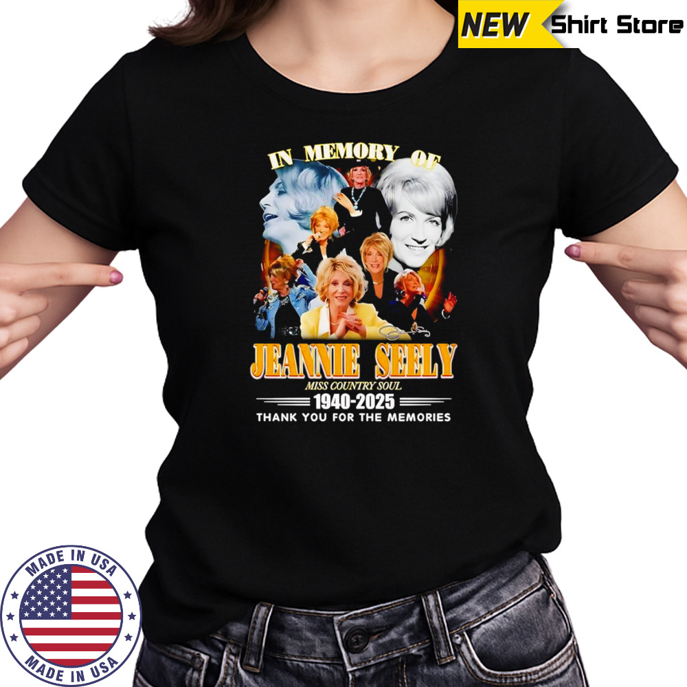 In memory of Jeannie Seely 1940 2025 thank you for the memories shirt Women's T-shirt