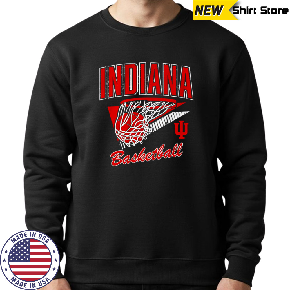 Indiana Hoosiers Throwback Basketball shirt Sweatshirt