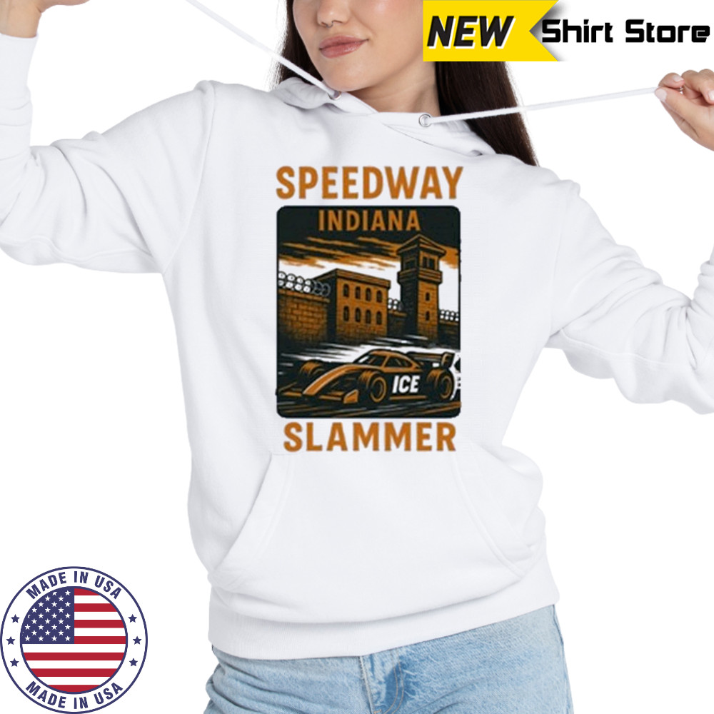 Indiana Ice Speedway Slammer T-Shirt Hoodie