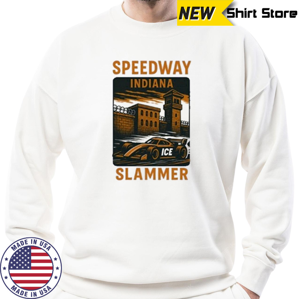 Indiana Ice Speedway Slammer T-Shirt Sweatshirt