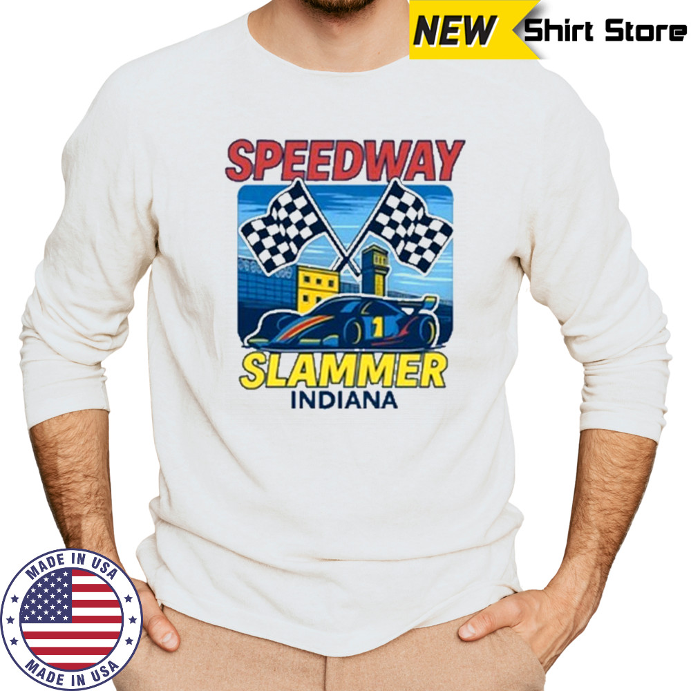 Indiana Speedway Slammer T-Shirt Long Sleeved