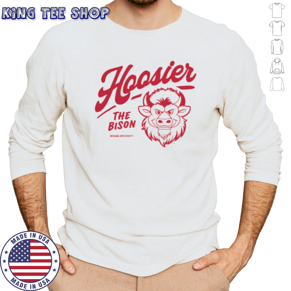 IU Hoosier the Bison 2025 Mascot Shirt Long Sleeved