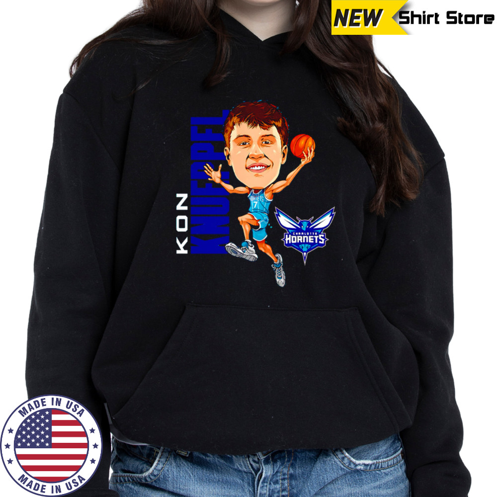Kon Knueppel Charlotte Hornets Caricature cartoon shirt Hoodie