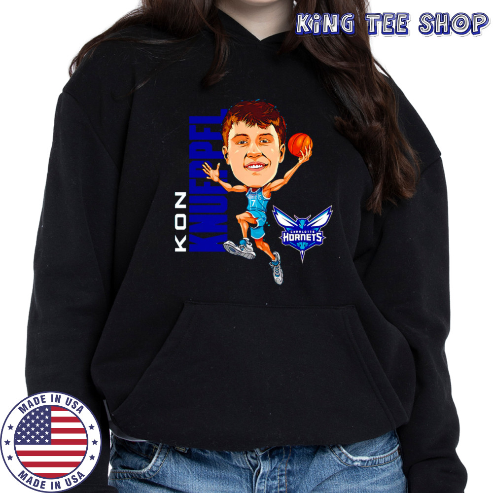 Kon Knueppel Charlotte Hornets Caricature cartoon shirt Hoodie