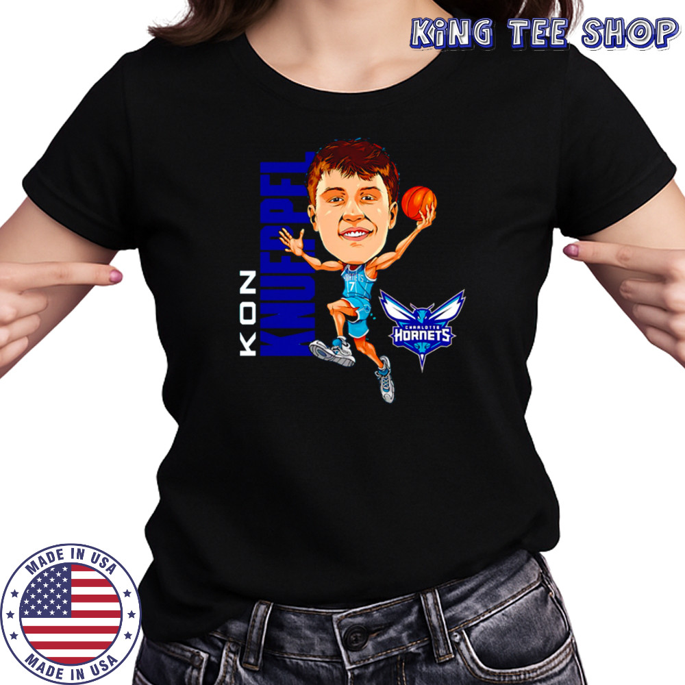 Kon Knueppel Charlotte Hornets Caricature cartoon shirt Women's T-shirt