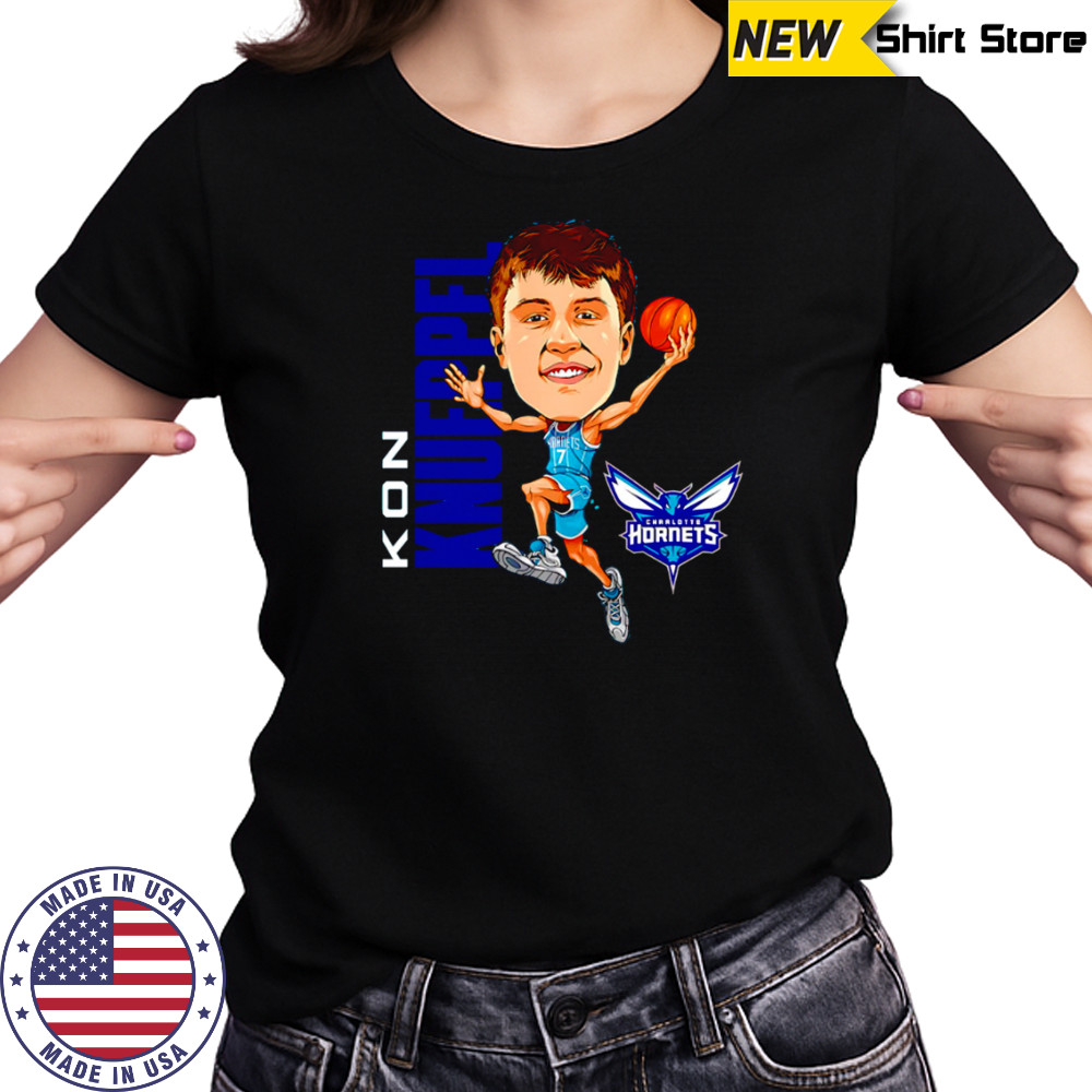 Kon Knueppel Charlotte Hornets Caricature cartoon shirt Women's T-shirt