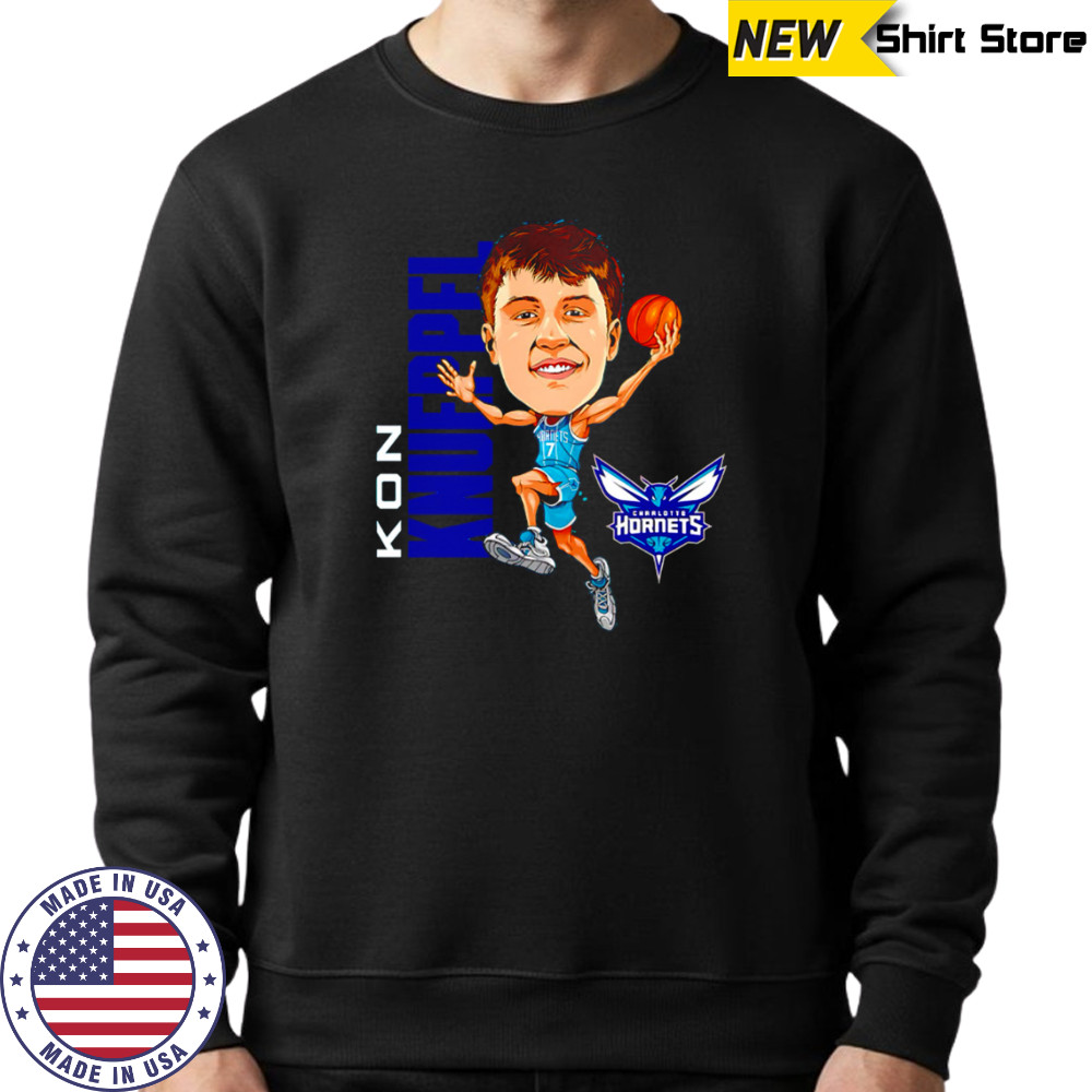 Kon Knueppel Charlotte Hornets Caricature cartoon shirt Sweatshirt