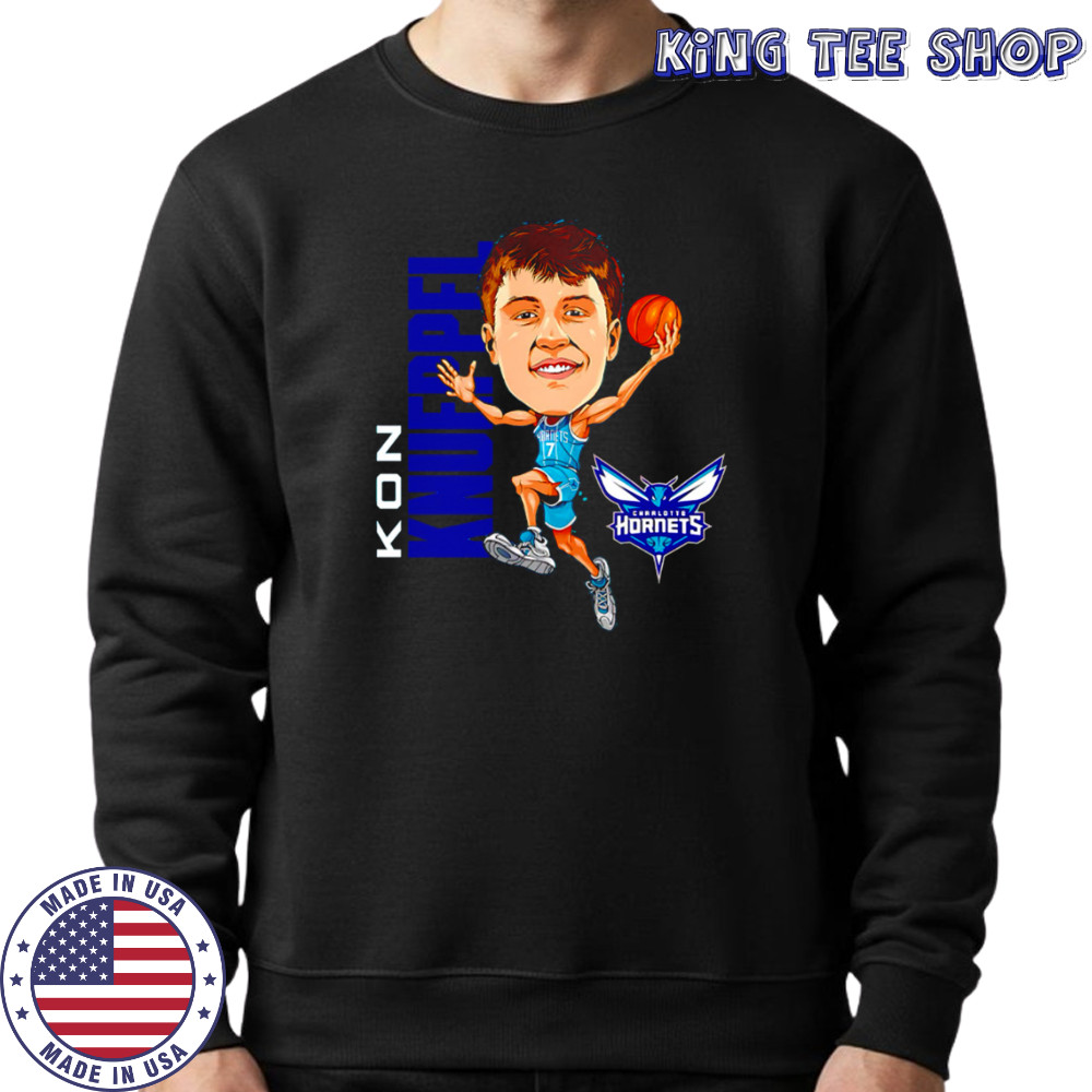 Kon Knueppel Charlotte Hornets Caricature cartoon shirt Sweatshirt
