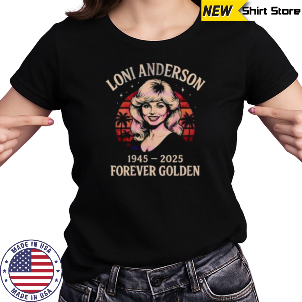 Loni Anderson Forever Golden Sunset Vintage Shirt Women's T-shirt