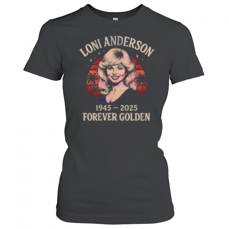 Loni Anderson Forever Golden Sunset Vintage Shirt Women's T-shirt