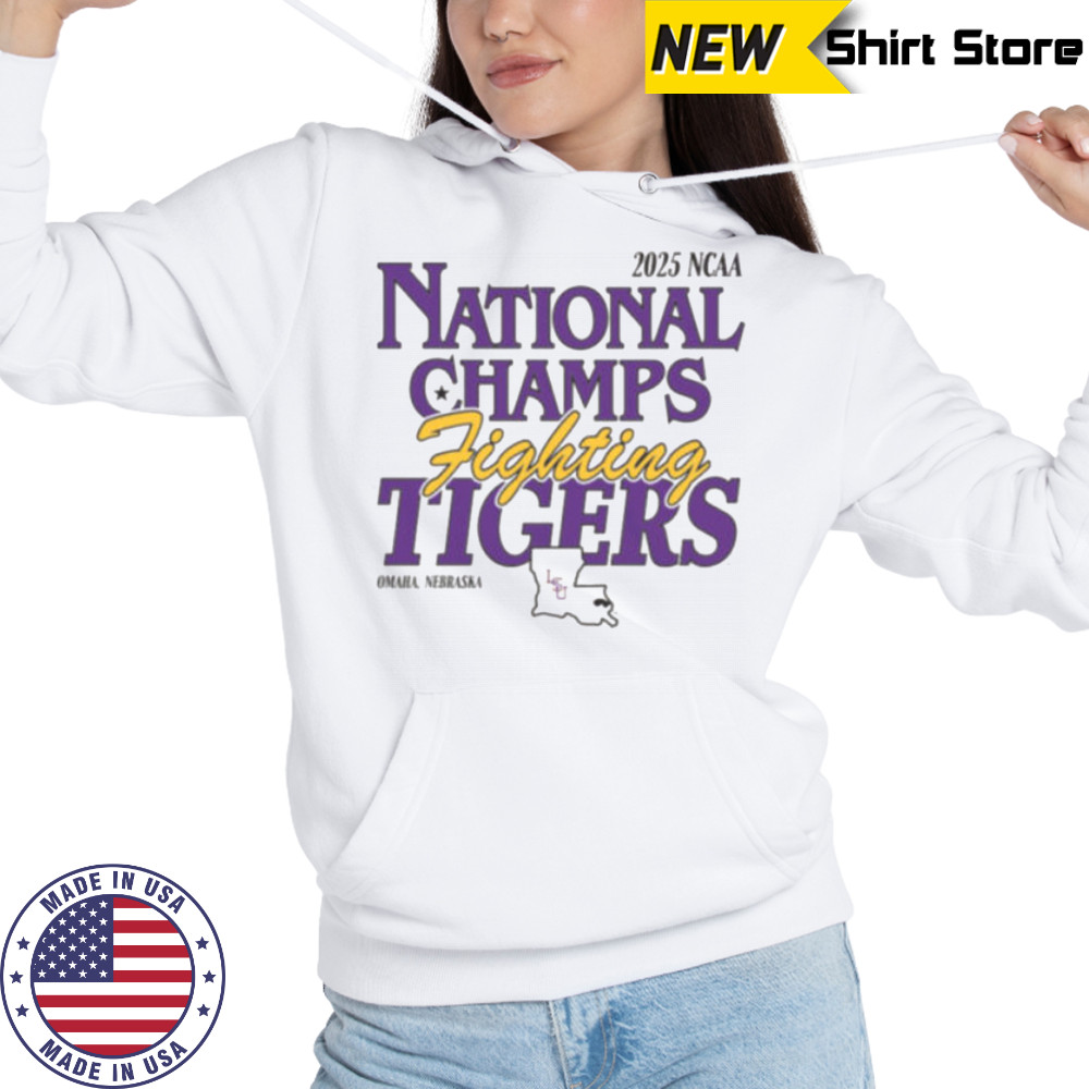 LSU 2025 Baseball National Champs Shirt Hoodie
