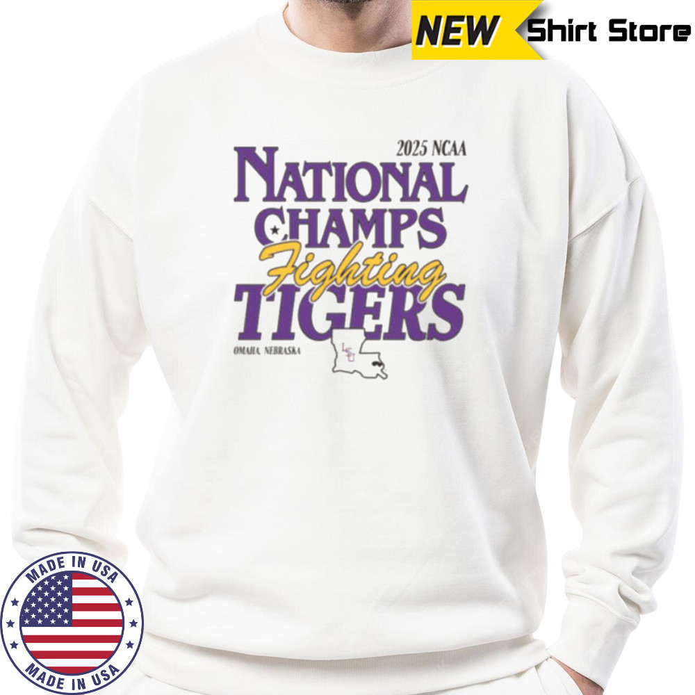 LSU 2025 Baseball National Champs Shirt Sweatshirt