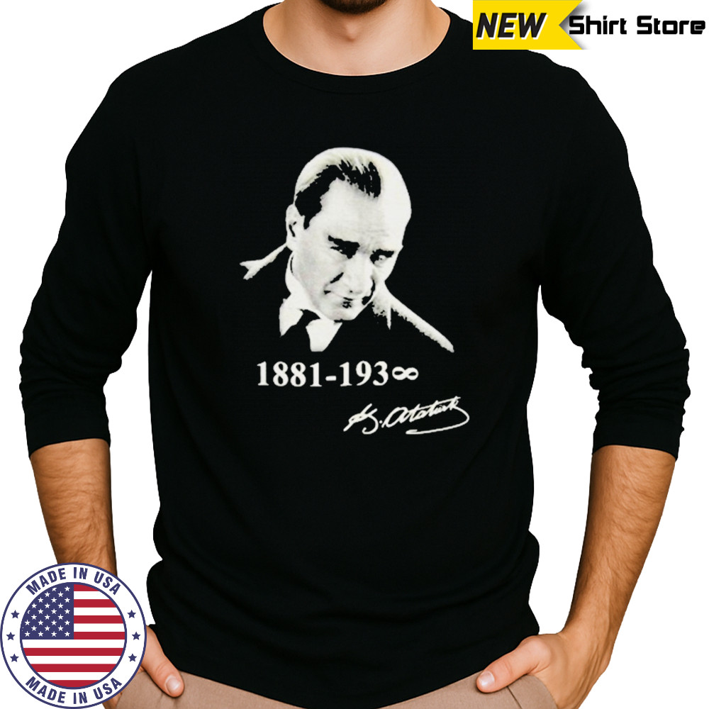 Mustafa Kemal Ataturk Signature T-shirt Long Sleeved