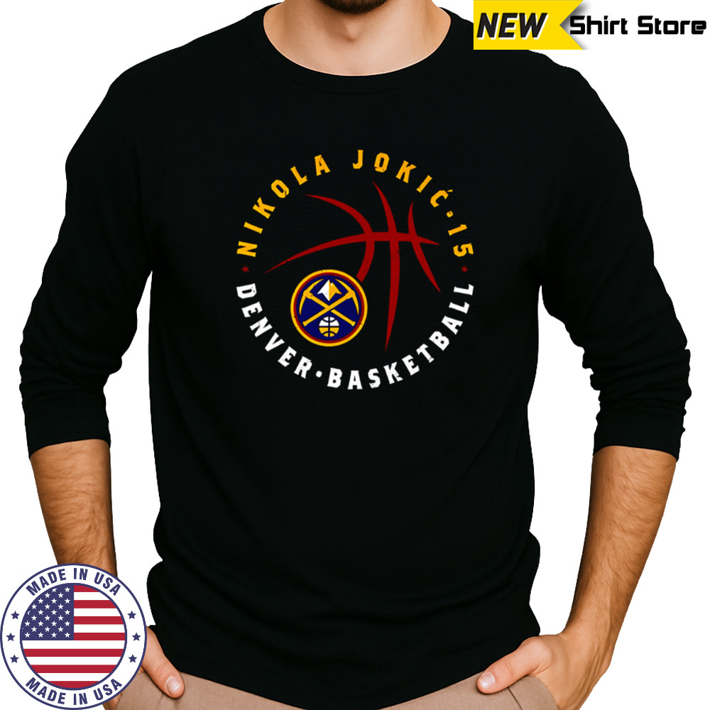 Nikola Jokic Denver Nuggets Player Ball shirt Long Sleeved