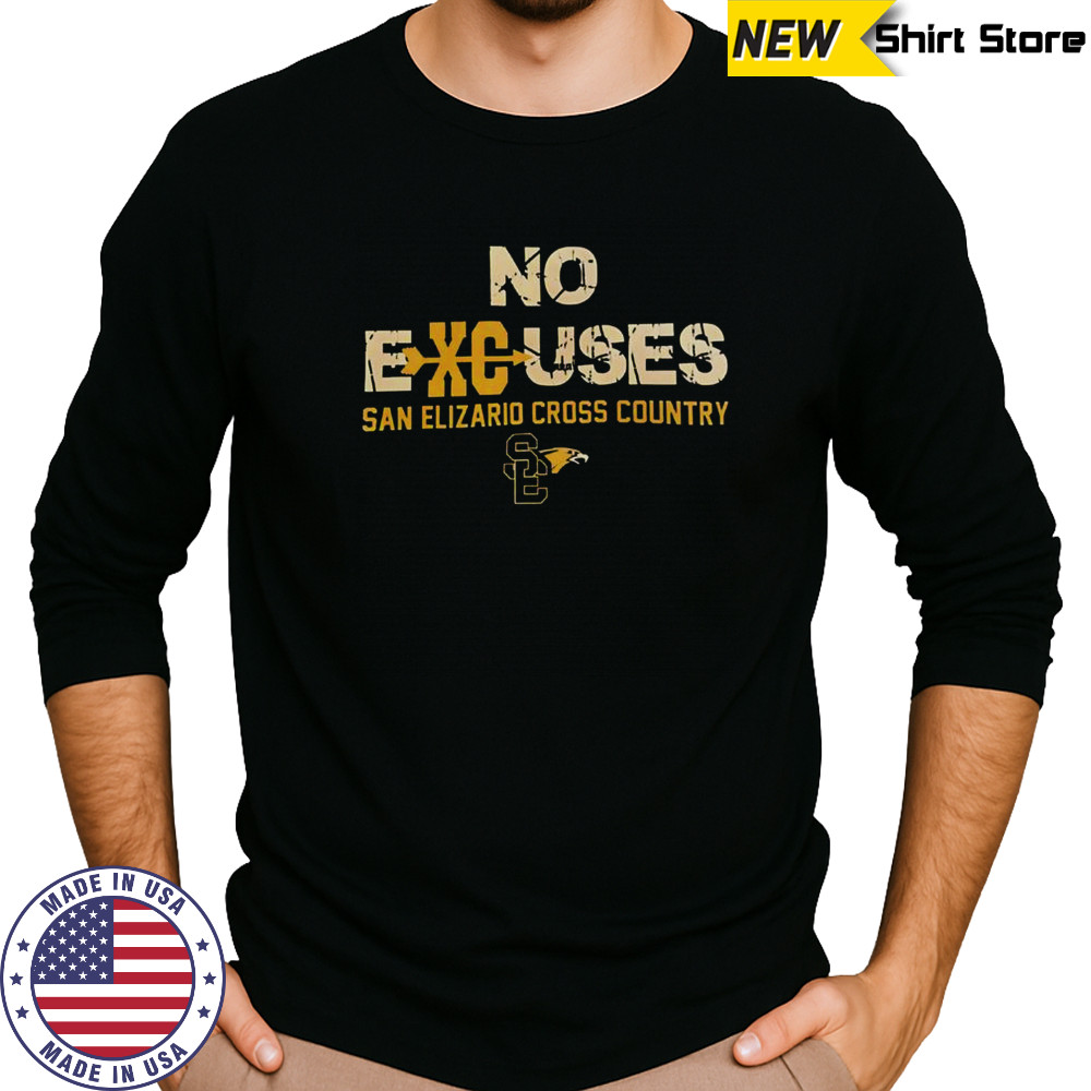 No Excuses San Elizario Cross Country T-Shirt Long Sleeved