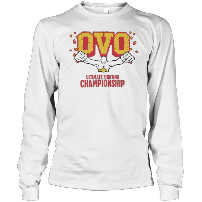 Octobersveryown UFC Flame Logo T-shirt Long Sleeved