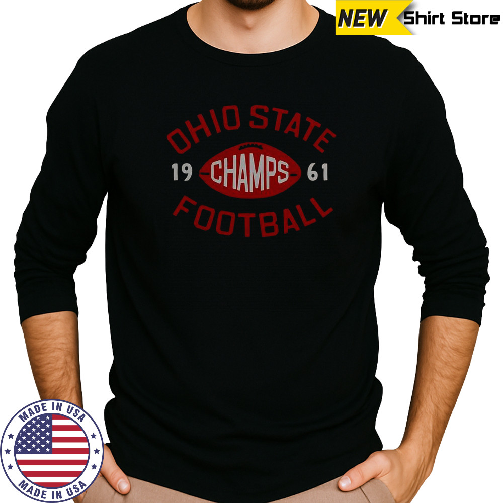 Ohio State Football 1961 National Champs T-Shirt Long Sleeved