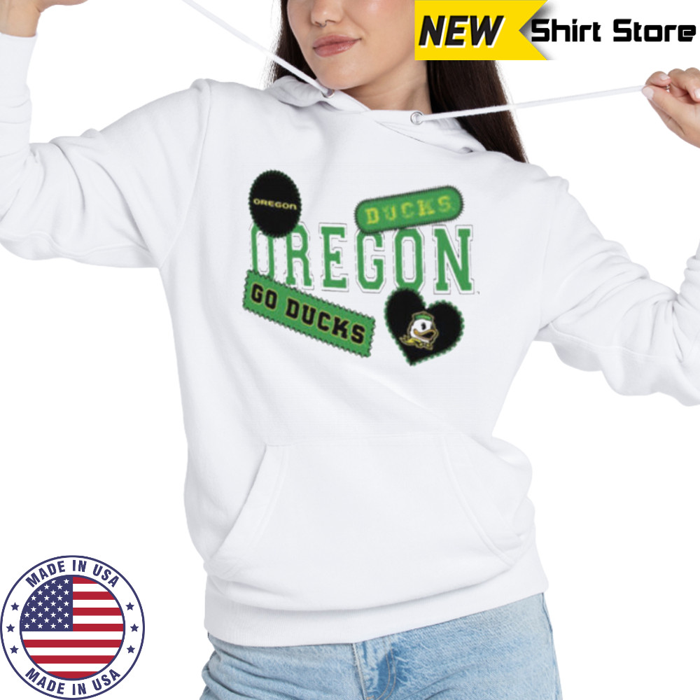 Oregon Ducks Go Ducks heart shirt Hoodie