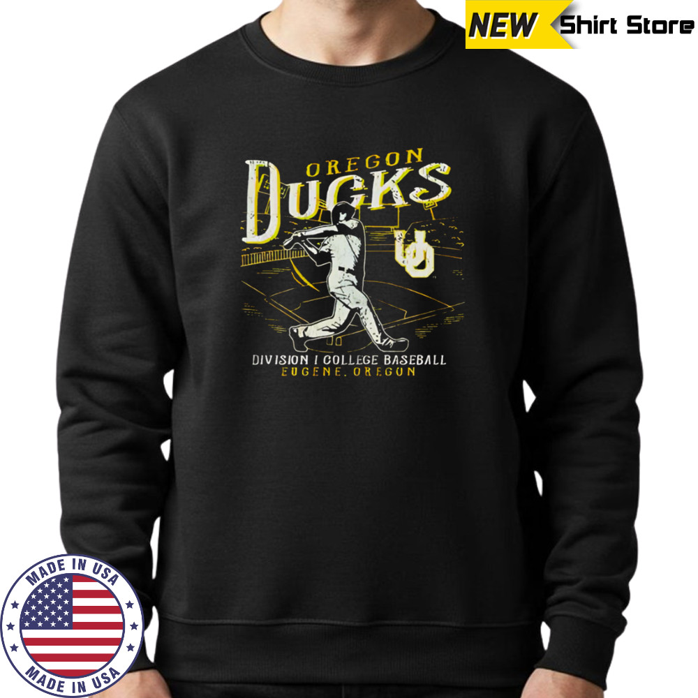 Oregon Ducks Green Big Ten Baseball retro shirt Sweatshirt