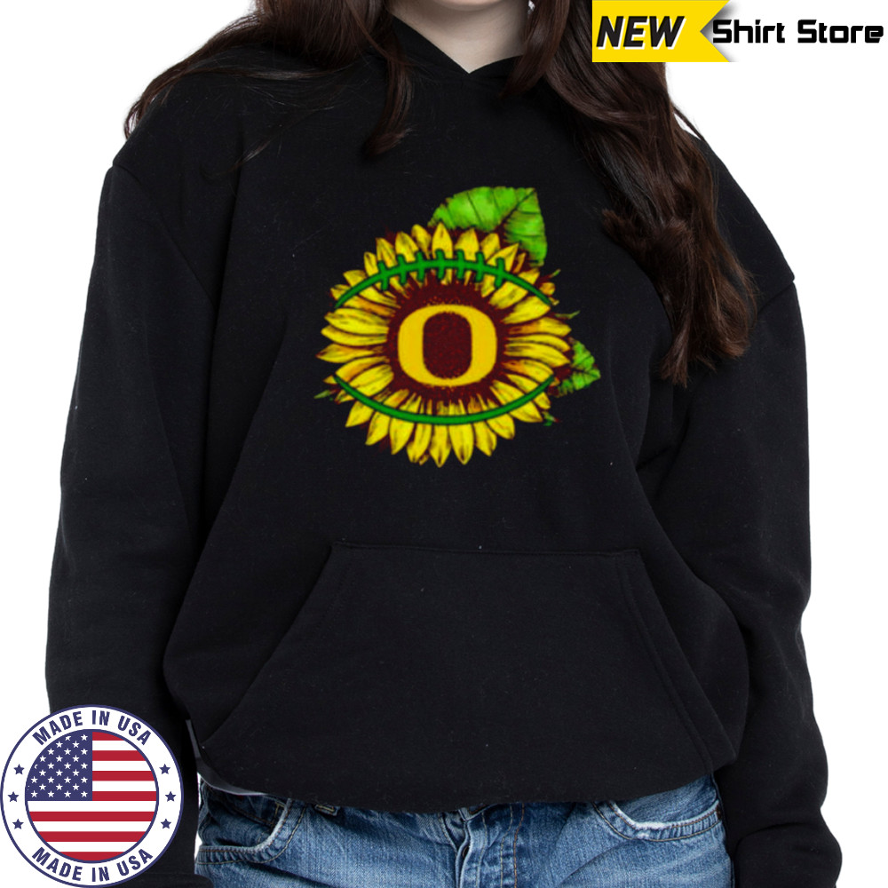 Oregon Ducks sunflower football shirt Hoodie