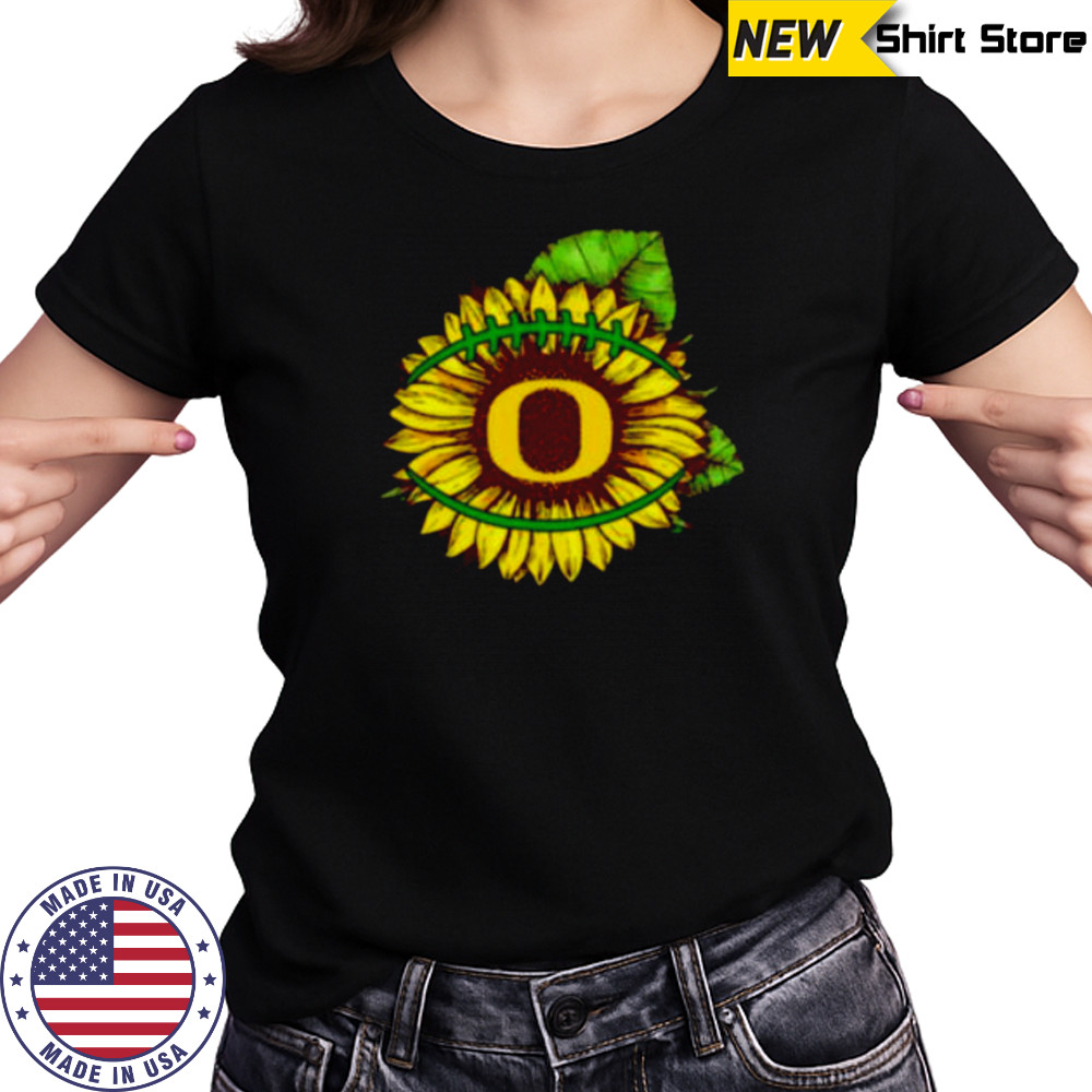 Oregon Ducks sunflower football shirt Women's T-shirt