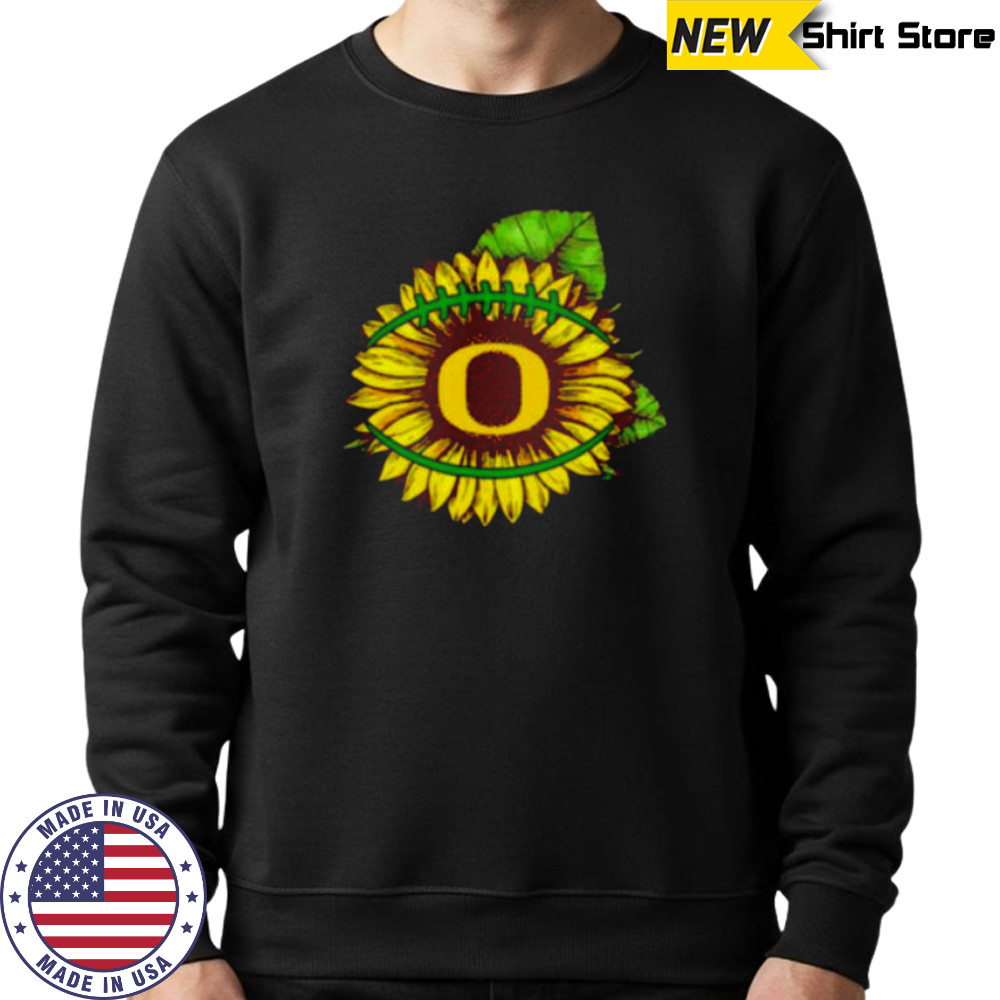 Oregon Ducks sunflower football shirt Sweatshirt