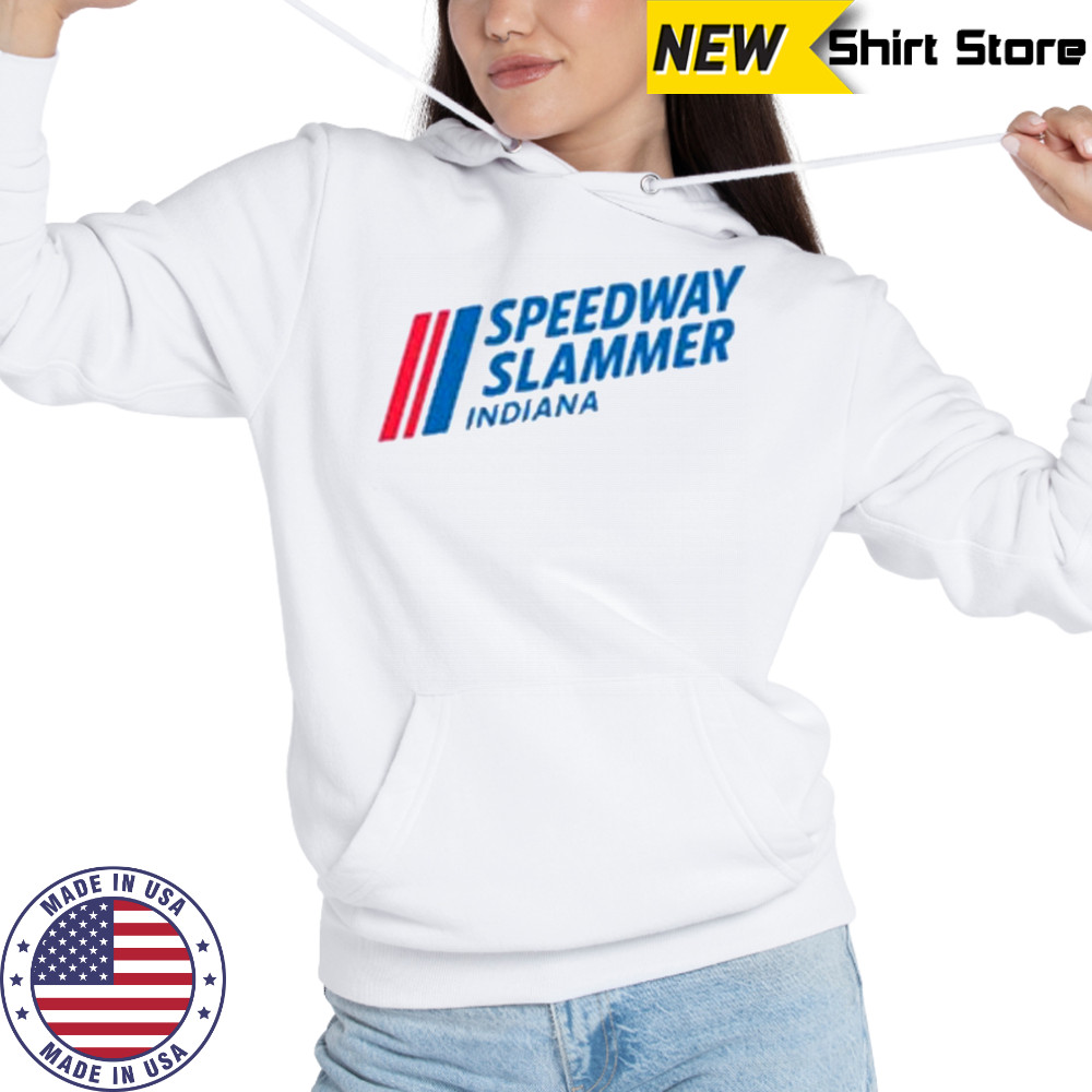 Patriotic Speedway Slammer Indiana T-Shirt Hoodie