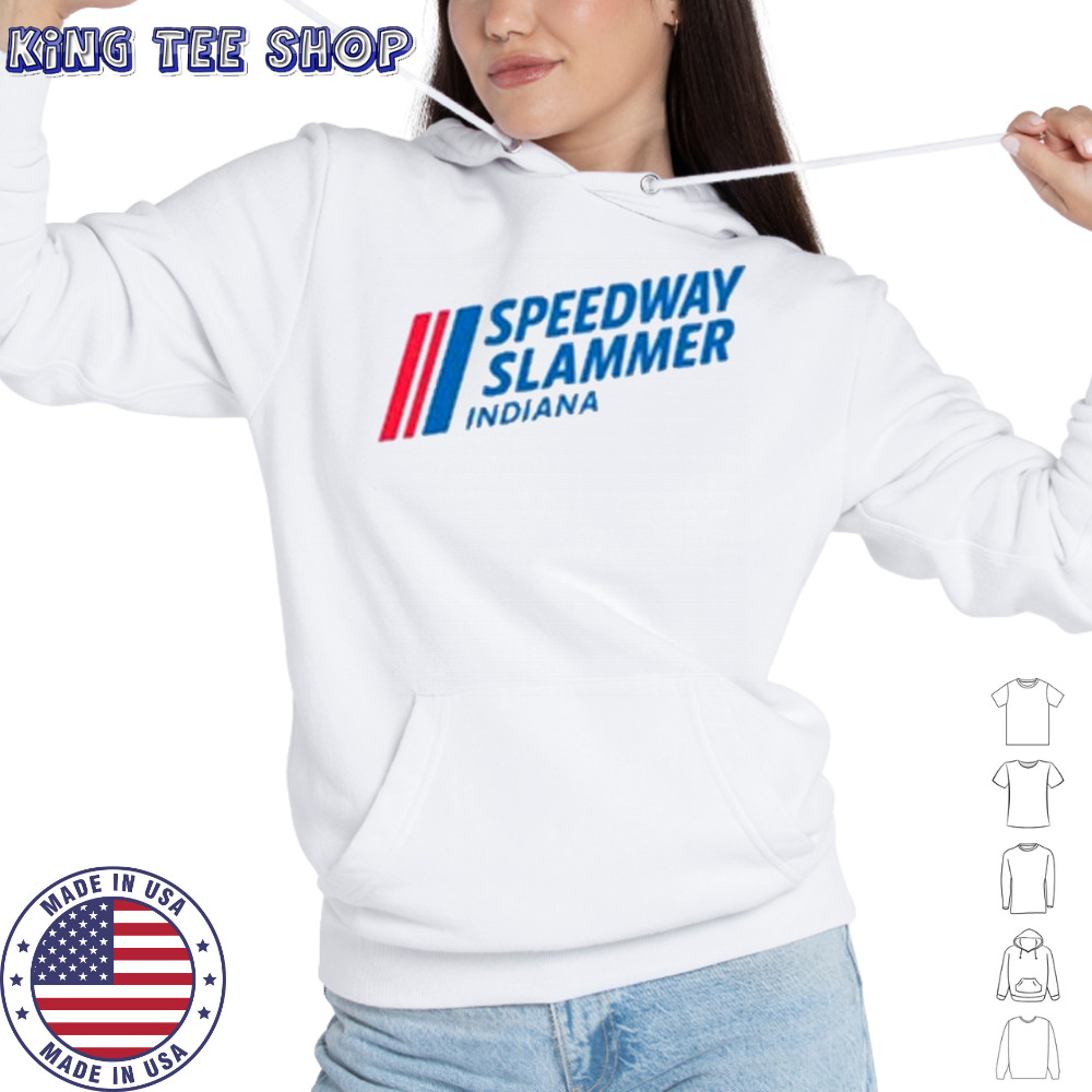 Patriotic Speedway Slammer Indiana T-Shirt Hoodie