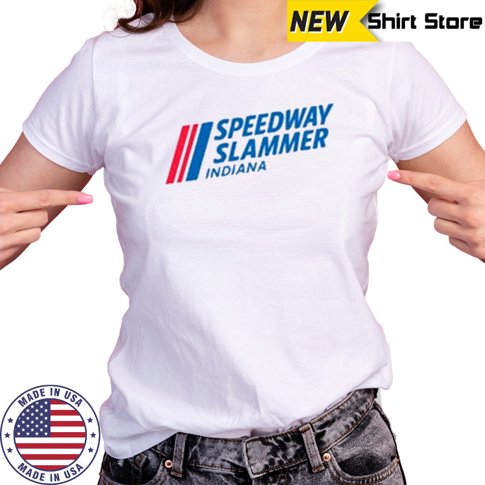 Patriotic Speedway Slammer Indiana T-Shirt Women's T-shirt