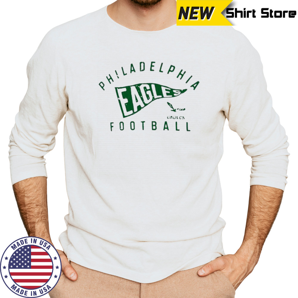 Philadelphia Eagles Pennant Wave shirt Long Sleeved