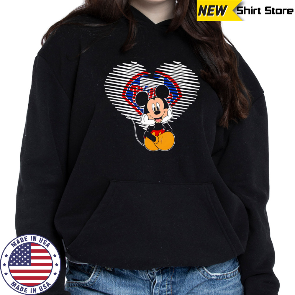 Philadelphia Phillies The Heart Mickey Mouse Disney Baseball shirt Hoodie