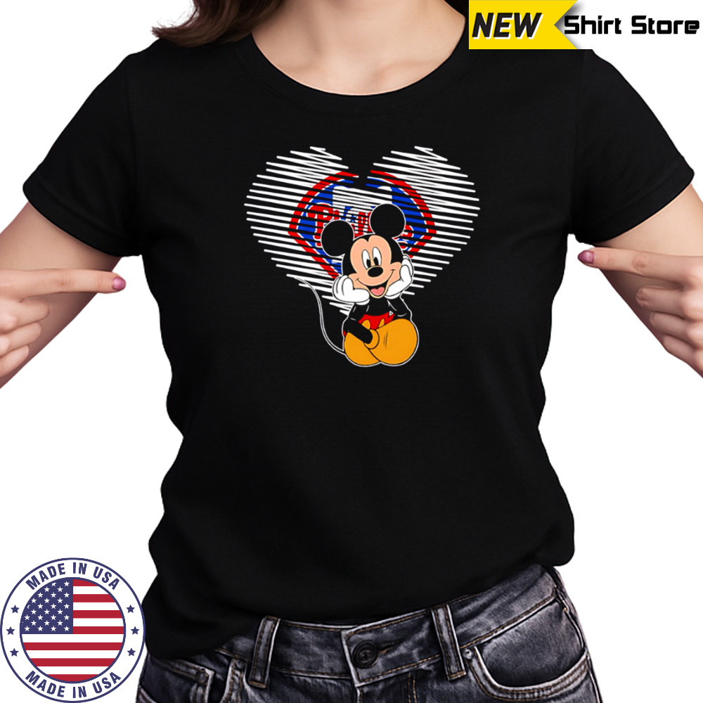 Philadelphia Phillies The Heart Mickey Mouse Disney Baseball shirt Women's T-shirt