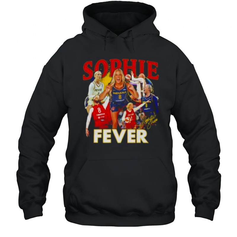 Sophie Cunningham Indiana Fever WNBA All Star collage signature shirt Hoodie