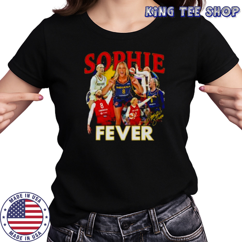 Sophie Cunningham Indiana Fever WNBA All Star collage signature shirt Women's T-shirt