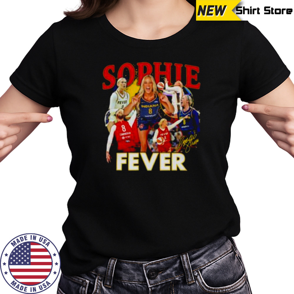Sophie Cunningham Indiana Fever WNBA All Star collage signature shirt Women's T-shirt