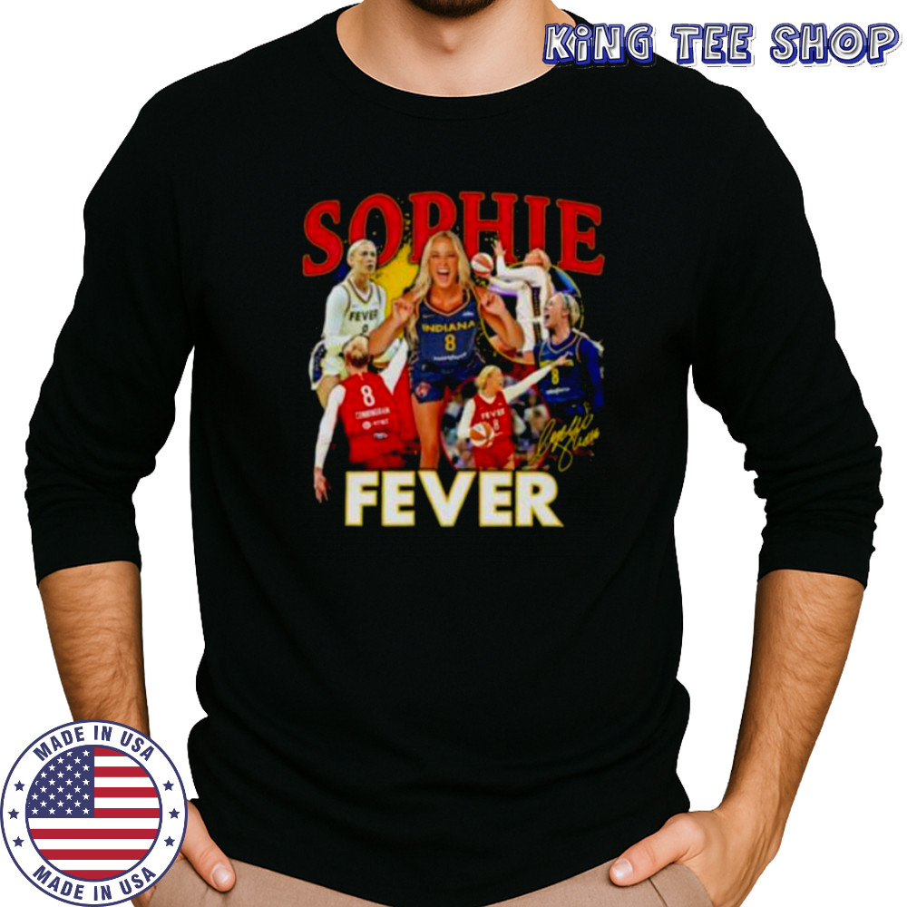 Sophie Cunningham Indiana Fever WNBA All Star collage signature shirt Long Sleeved