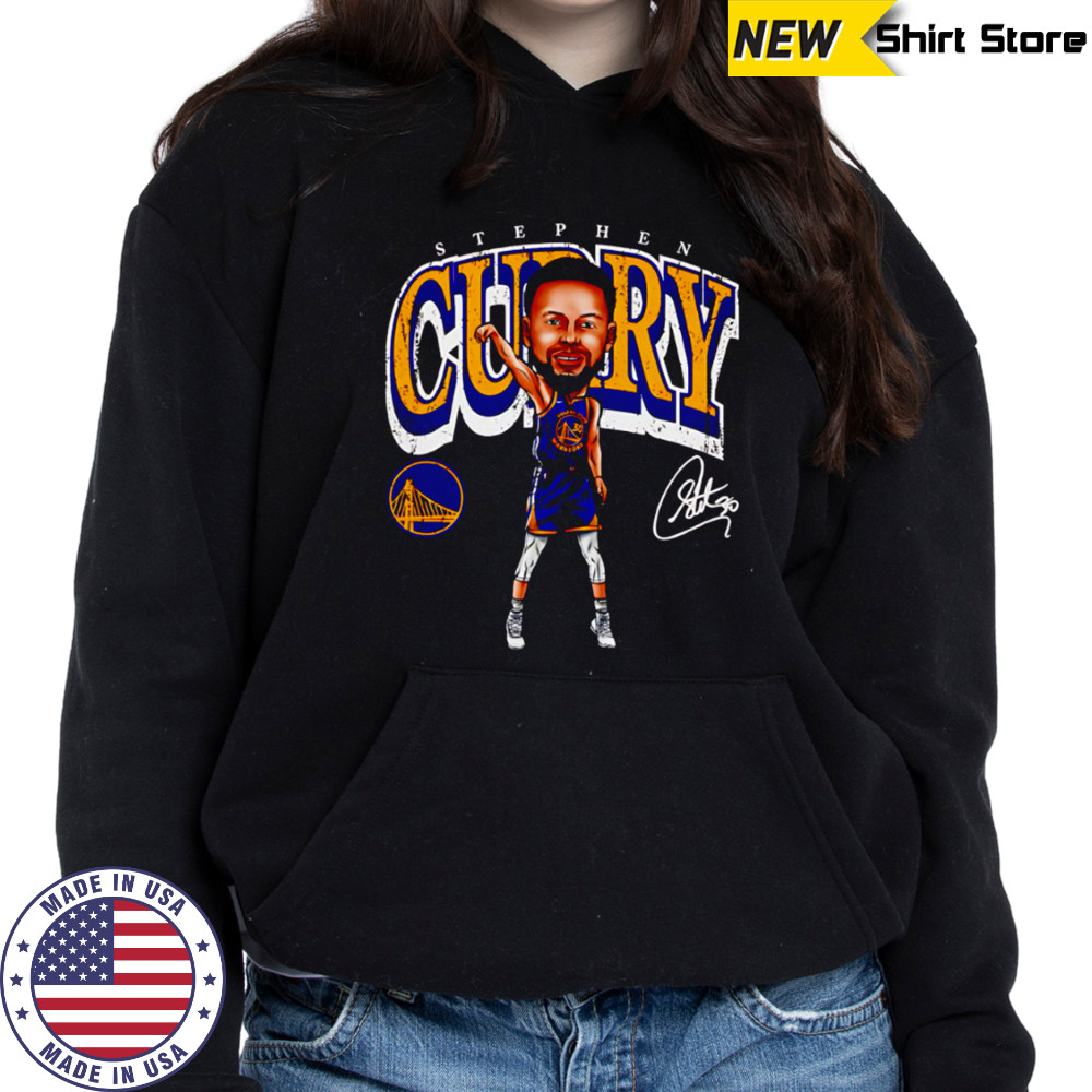 Steph Curry Golden State Warriors Cartoon signature shirt Hoodie
