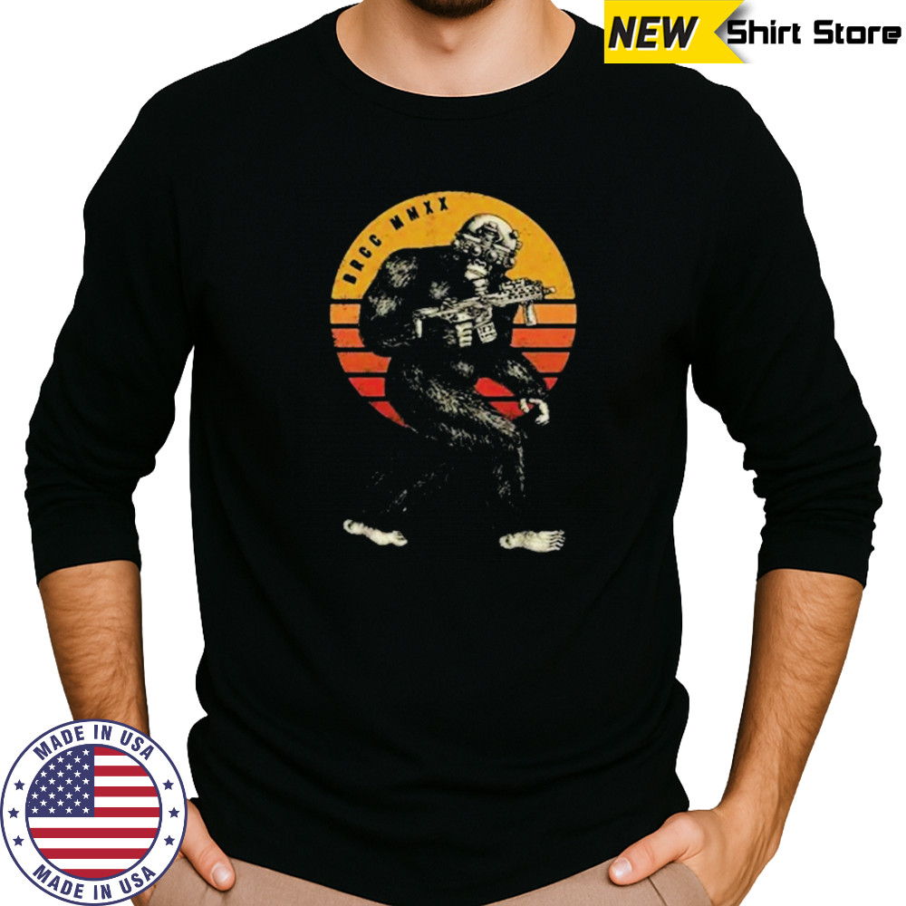 Tactisquatch Black Rifle Coffee T-shirt Long Sleeved
