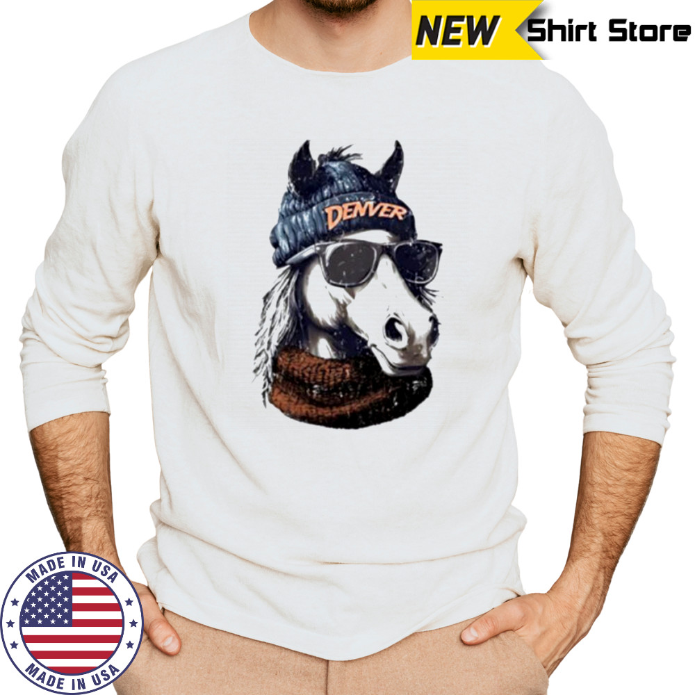 The Denver Broncos football mascot shirt Long Sleeved