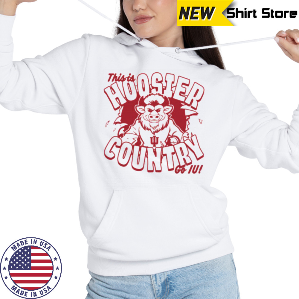 U Hoosier Country 2025 Bison Shirt Hoodie