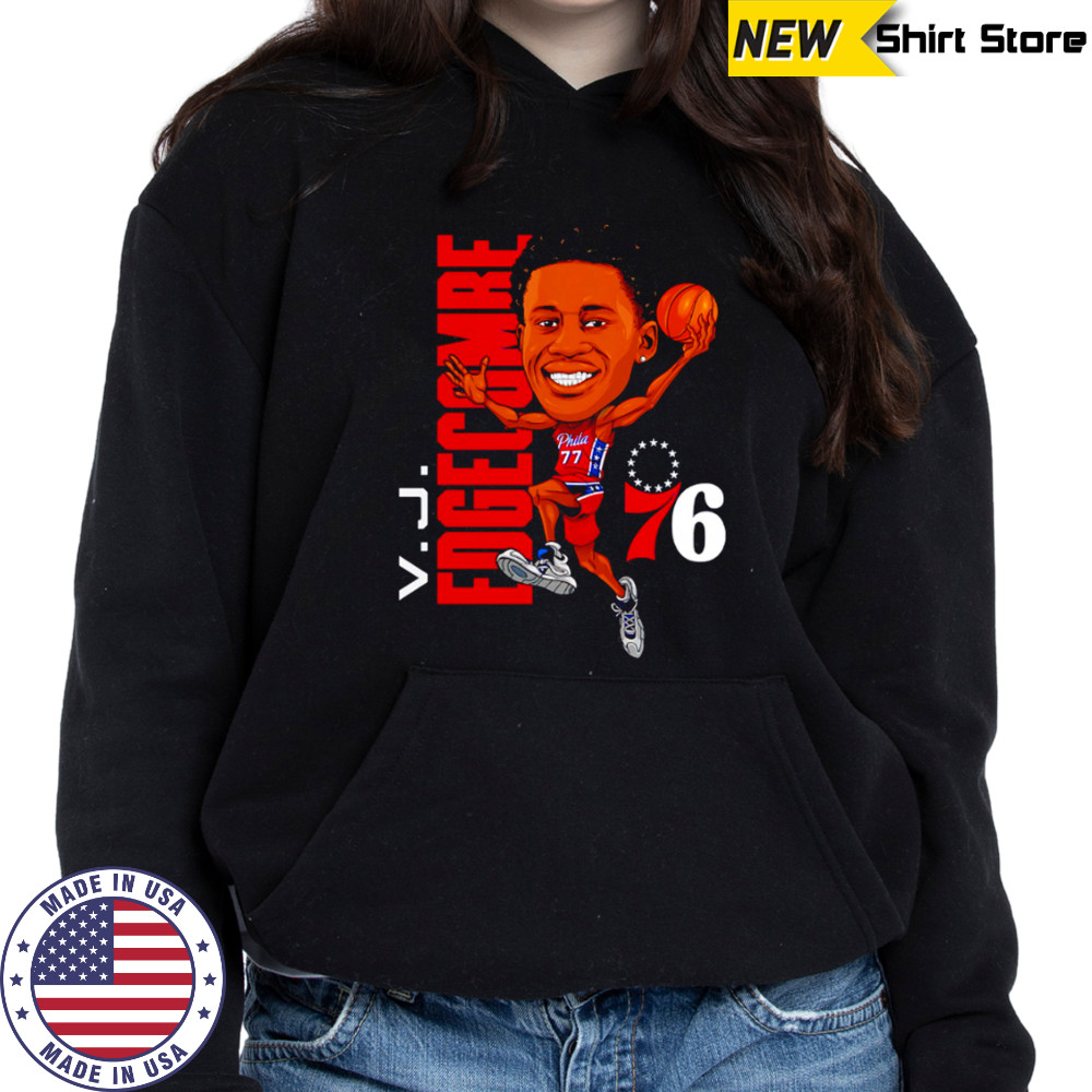VJ Edgecombe Philadelphia 76ers Caricature cartoon shirt Hoodie