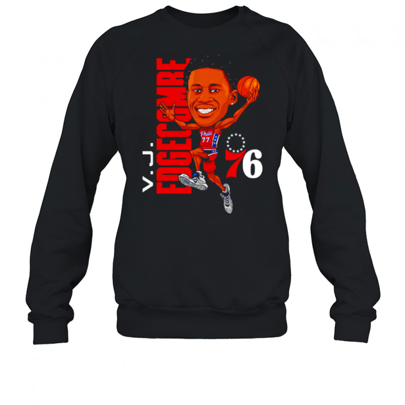 VJ Edgecombe Philadelphia 76ers Caricature cartoon shirt Sweatshirt