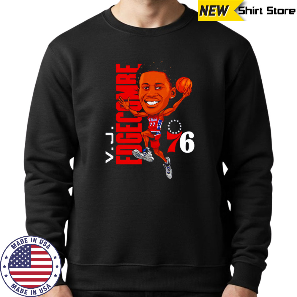 VJ Edgecombe Philadelphia 76ers Caricature cartoon shirt Sweatshirt
