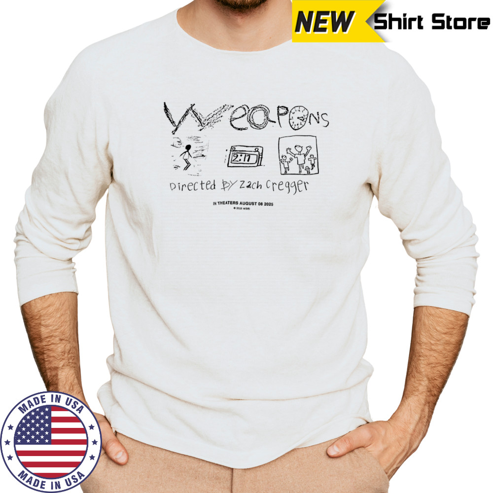 Weapon Directed by Zach Cregger In Theaters August 8 2025 shirt Long Sleeved