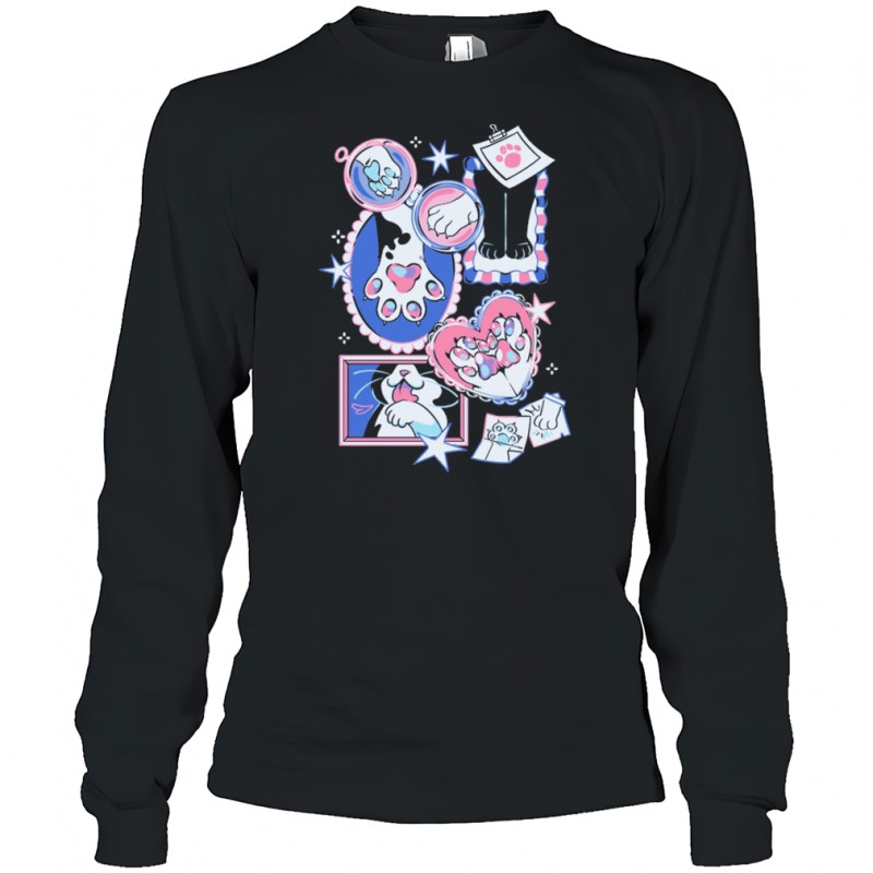 XP Splash Cat T-shirt Long Sleeved