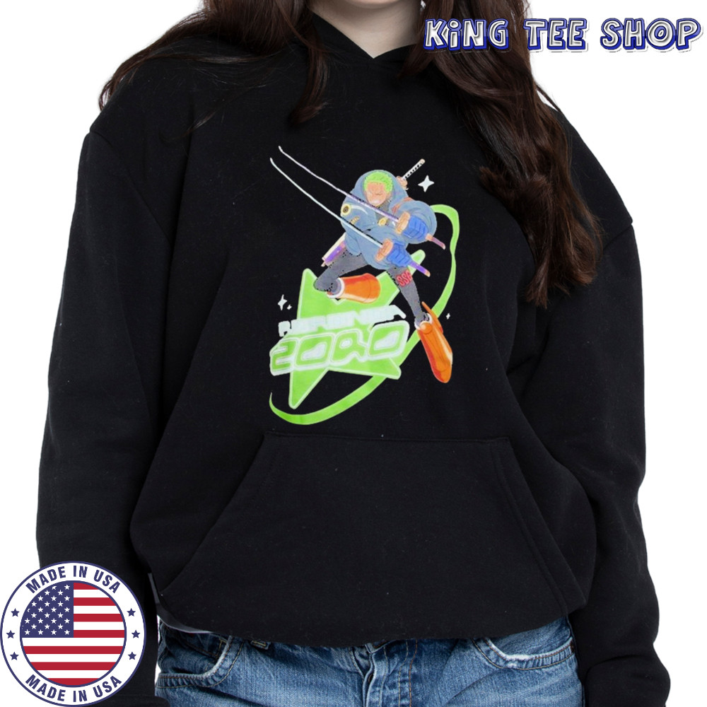 Zoro 2040 Futuristic Samurai T-shirt Hoodie