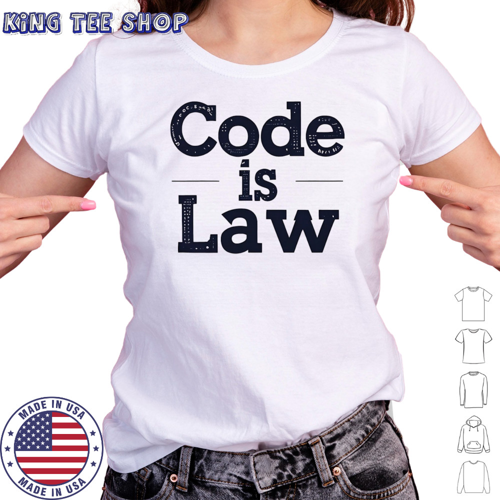 Code is law shirt Women's T-shirt