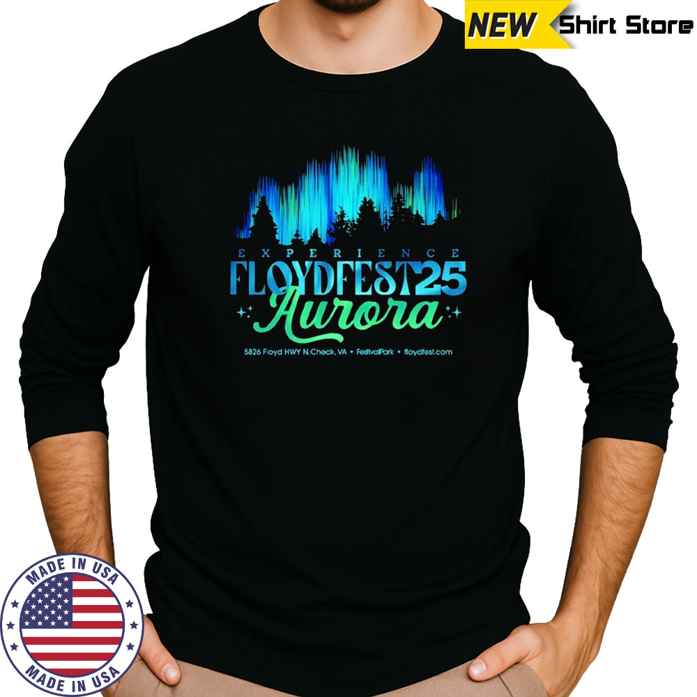 FloydFest Experience Aurora 2025 T-shirt Long Sleeved