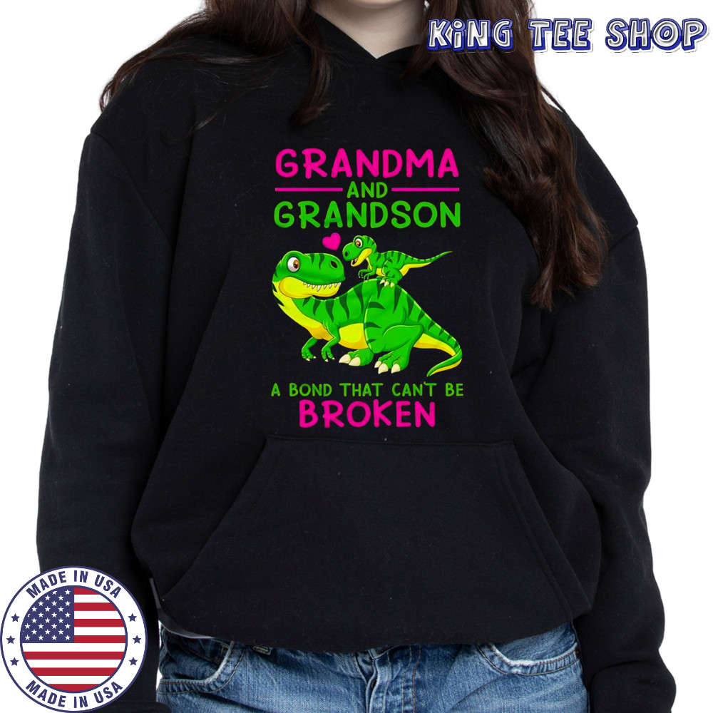 Grandma and grandson a bond that can’t be broken shirt Hoodie