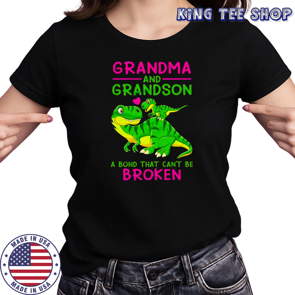 Grandma and grandson a bond that can’t be broken shirt Women's T-shirt